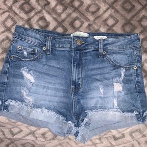 Light blue Jean shorts, 7/28 women’s